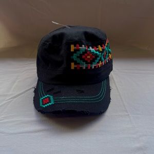 turquoise western boutique hat